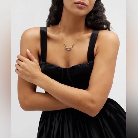 Alexis Bittar Solanales Gold Small Link Necklace - Picture 5 of 7